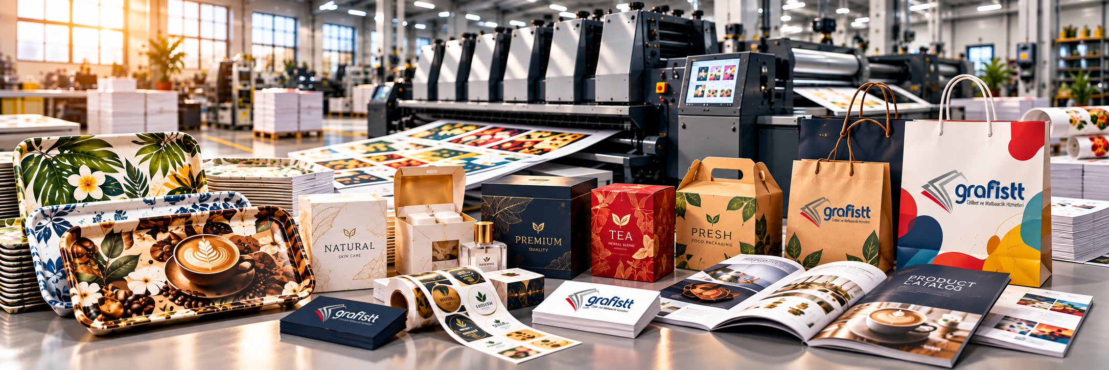Komori Lithrone ofset baskı makinesi
