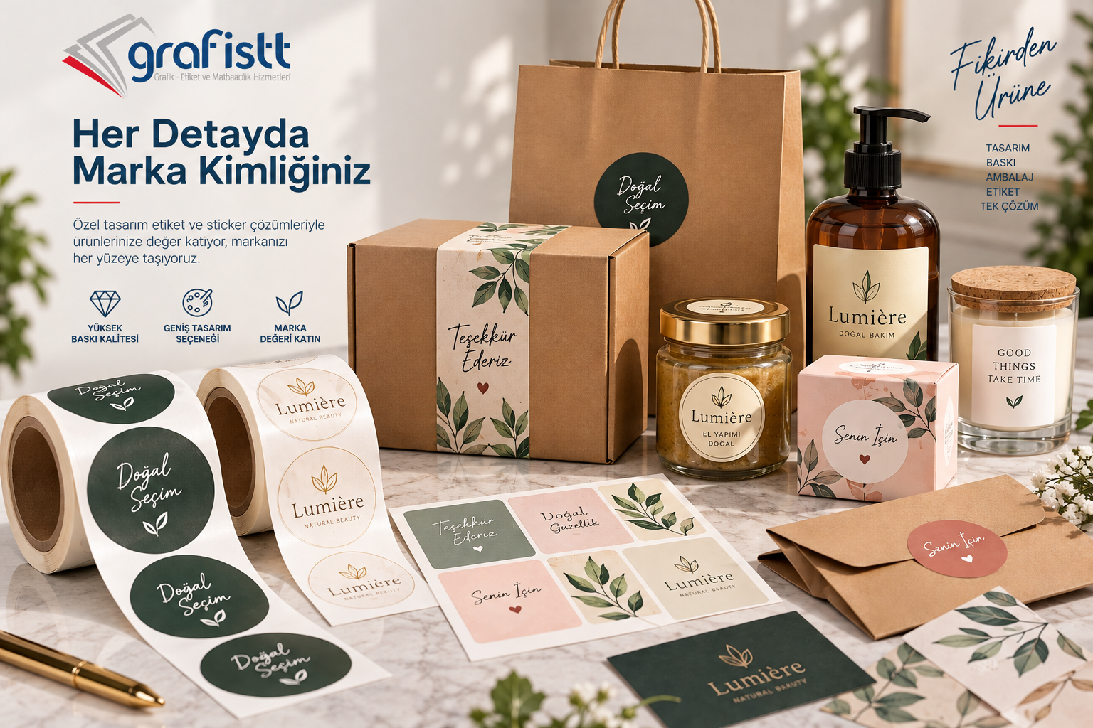ETİKET görsel alanı